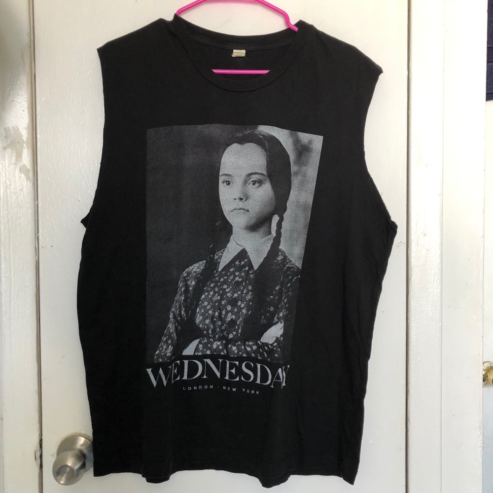 Wednesday Adams black shirt